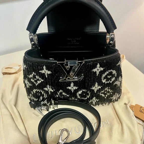 Louis Vuitton Mini Capucine BB Fringe Bag SOLD OUT at LV BNIB - Picture 8 of 13